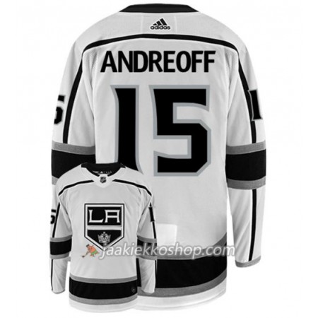 Miehille NHL Los Angeles Kings Pelipaita ANDY ANDREOFF 15 Adidas Valkoinen Authentic Miehille NHL Los Angeles Kings Pelipaita ANDY ANDREOFF 15 Adidas Valkoinen Authentic